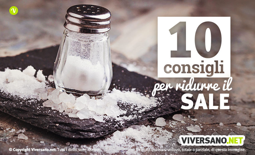 10 consigli per usare meno sale nella dieta