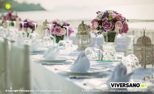 Matrimonio all'aperto: come apparecchiare la tavola