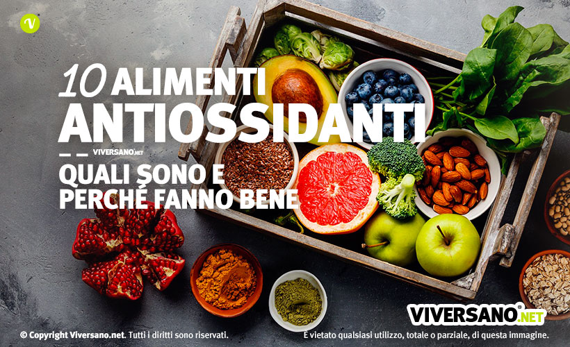Copertina dell'articolo - 10 alimenti antiossidanti