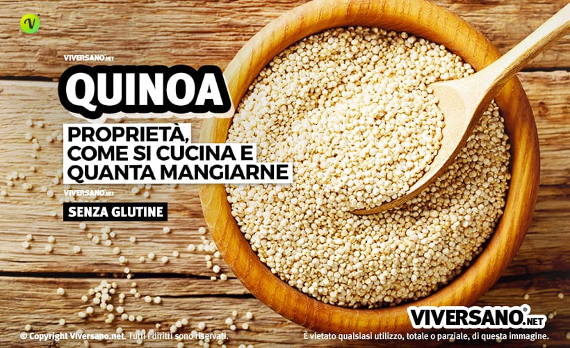 Chicchi di quinoa in una ciotola