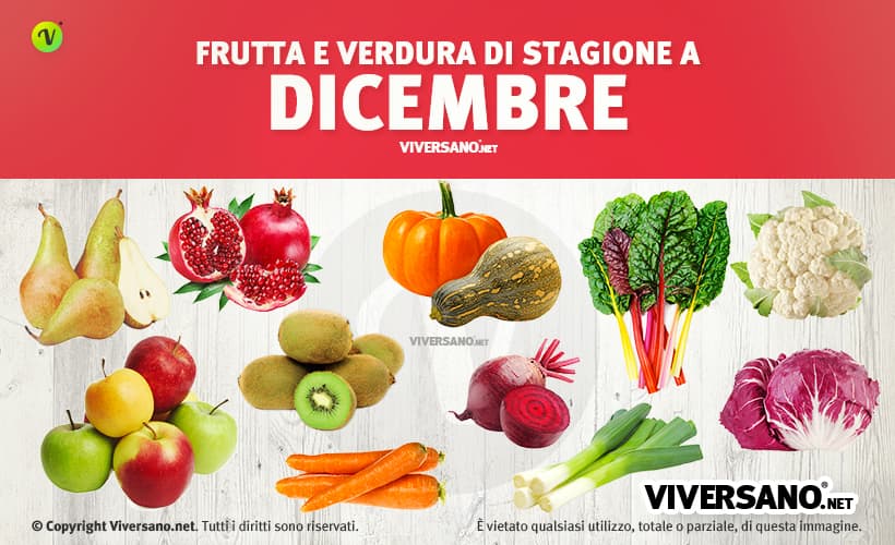 Copertina dell'articolo - Alimenti di stagione a dicembre