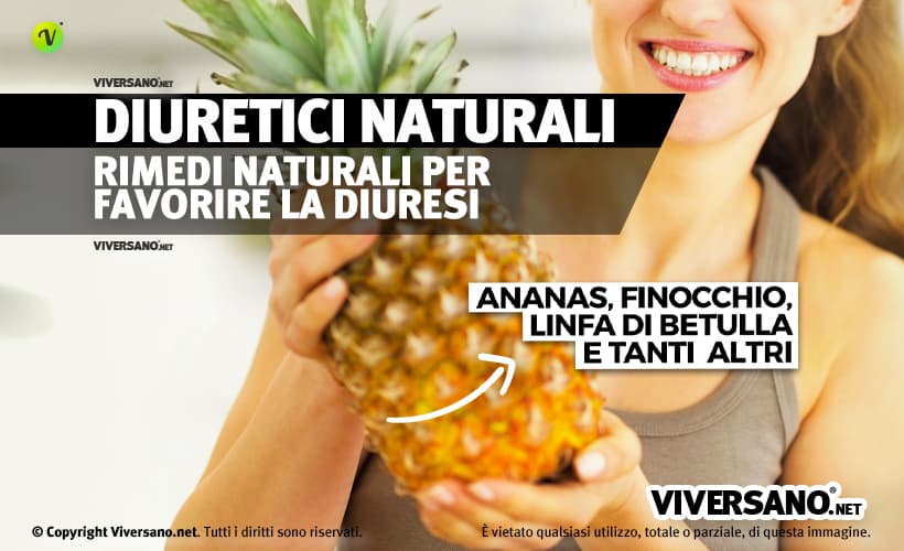 Diuretici naturali contro la ritenzione idrica