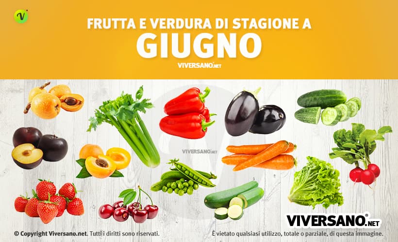 Copertina dell'articolo - Alimenti di stagione a giugno