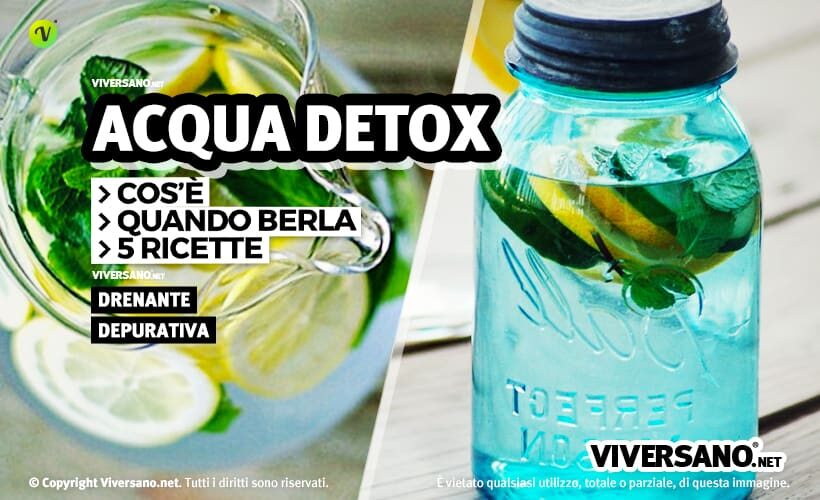 Ricetta per acqua detox