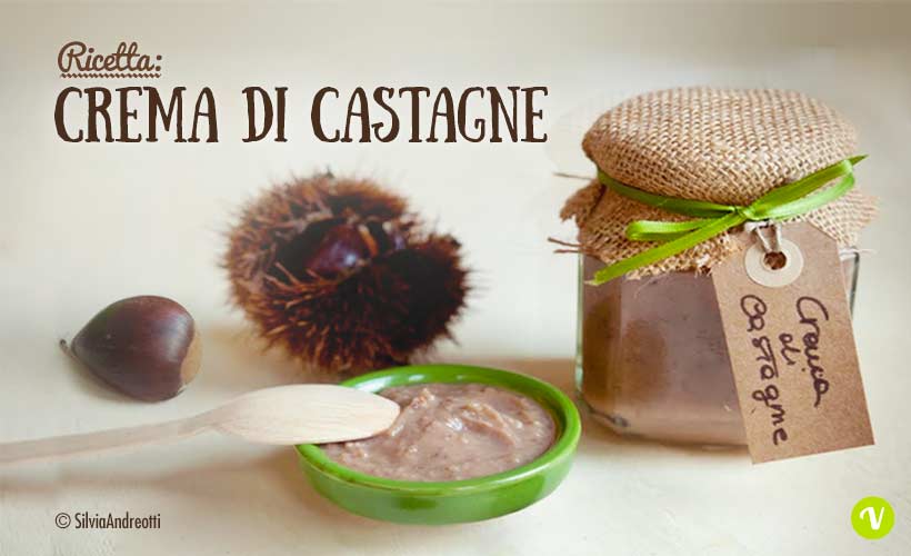 Crema di castagne e vaniglia vegan