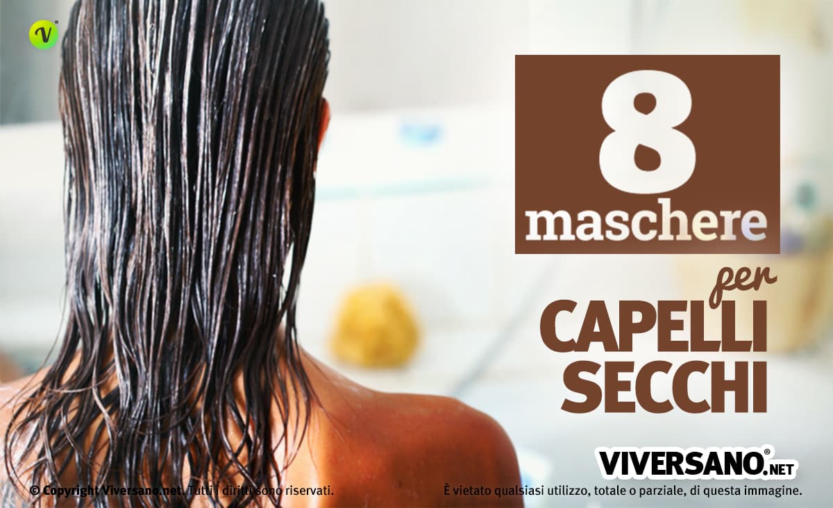 8 maschere per capelli secchi fai da te