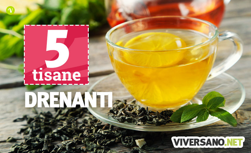 5 tisane drenanti contro la ritenzione idrica