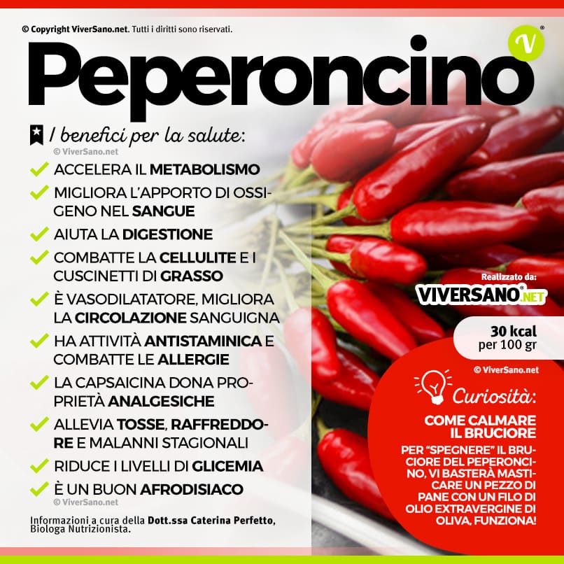 Scarica: Le proprietà del peperoncino