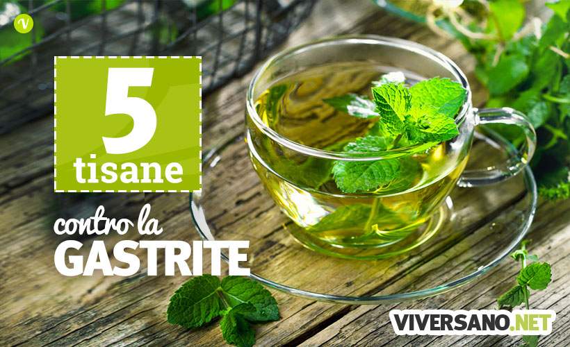 5 tisane contro gastrite e bruciore di stomaco