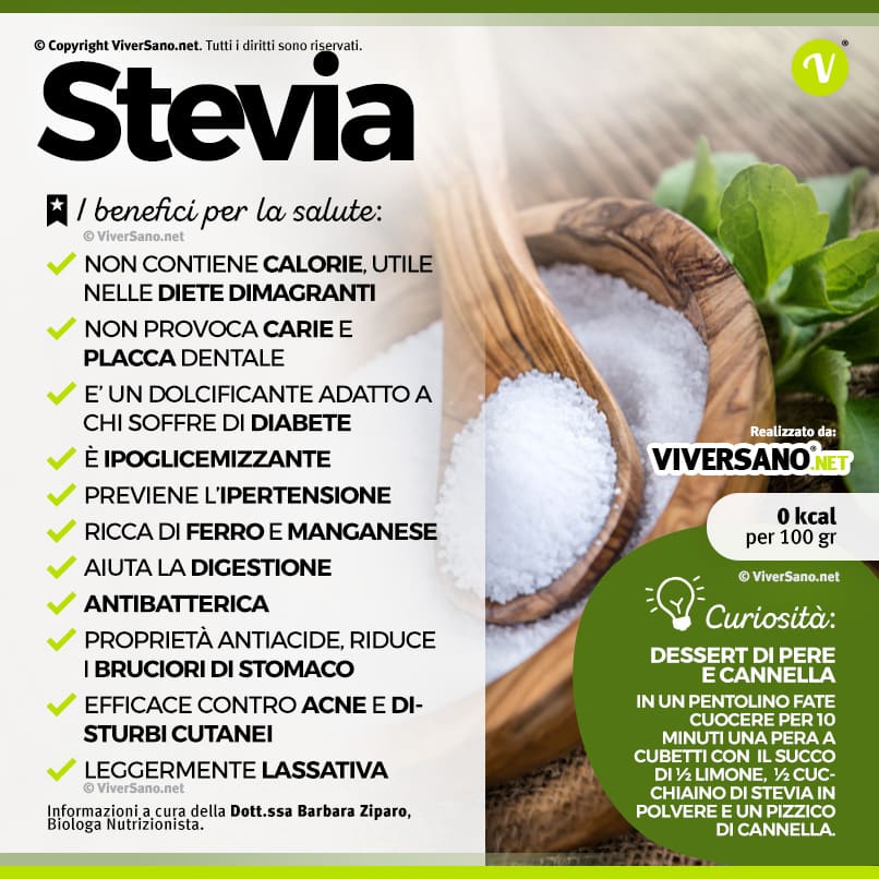 Scarica: Le proprietà della stevia