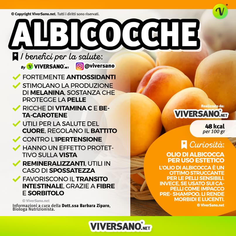 Scarica: Le proprietà delle albicocche