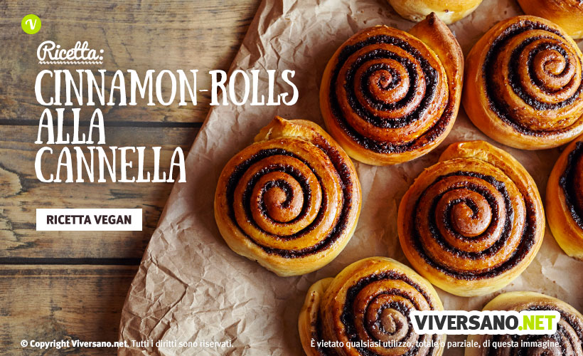 Cinnamon rolls: ricetta vegana