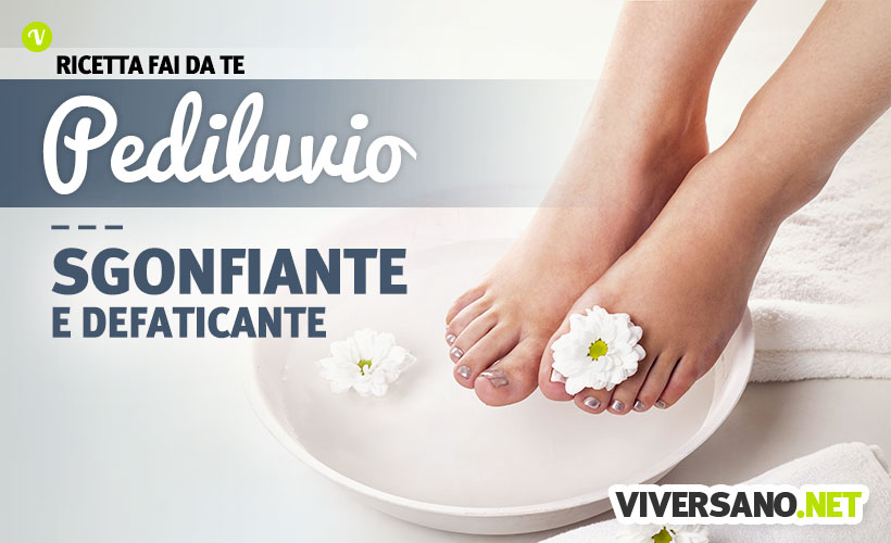 Pediluvio sgonfiante per piedi e caviglie