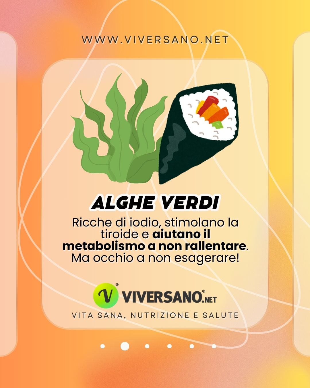 Alimenti per accelrare il metabolismo: alghe