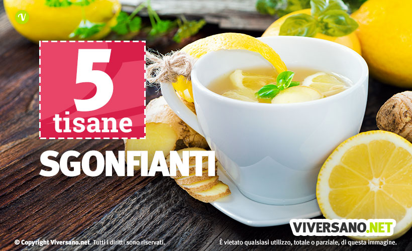 5 tisane sgonfianti contro la pancia gonfia