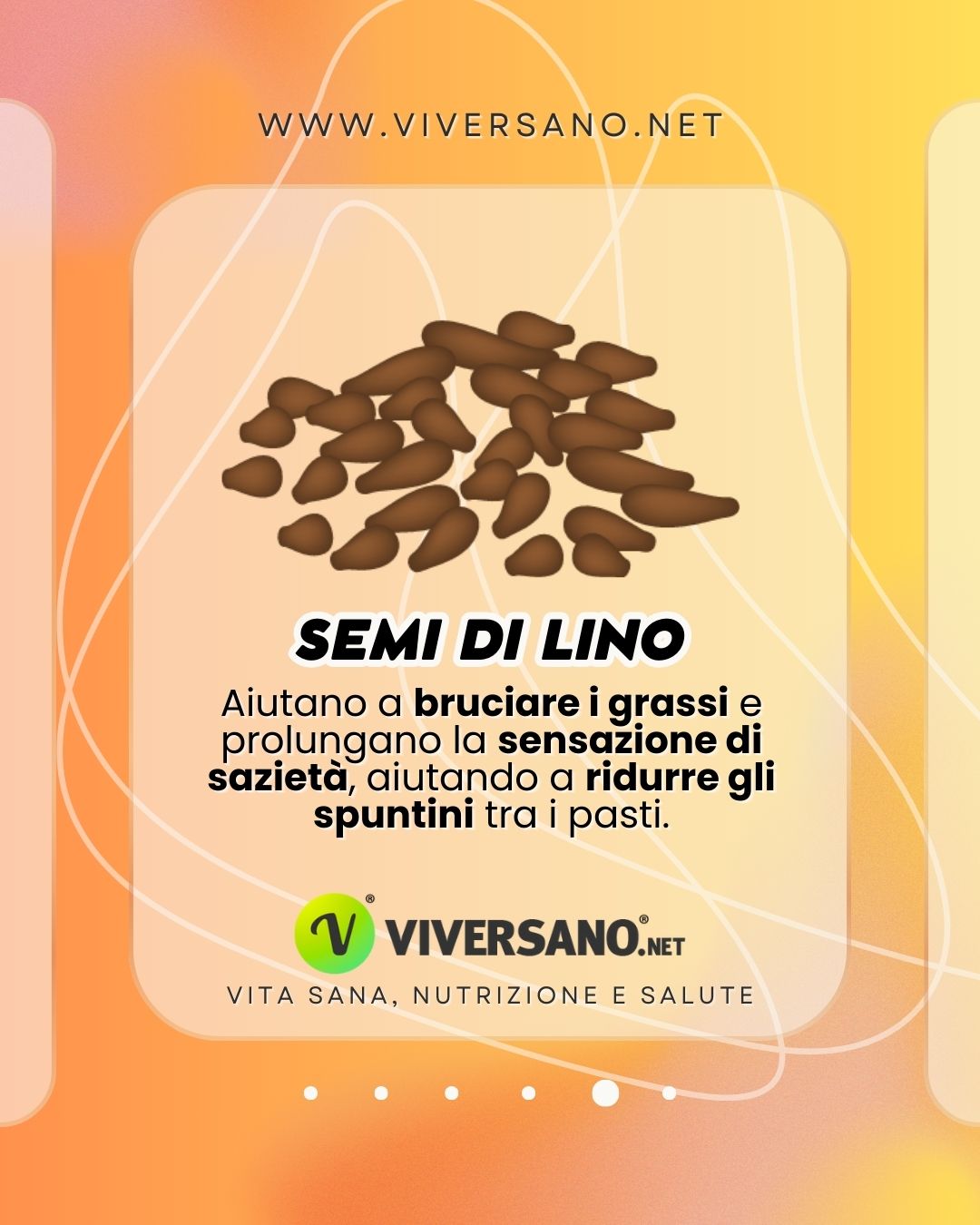 Alimenti per accelrare il metabolismo: semi di lino