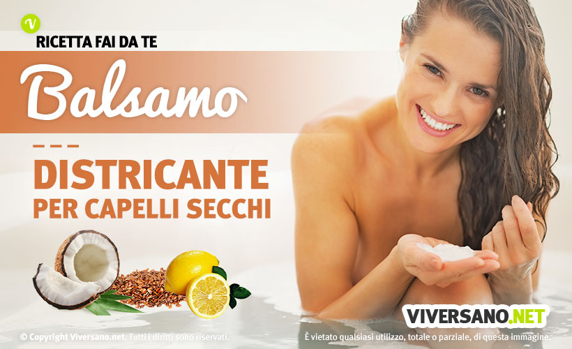 Balsamo per capelli fai da te
