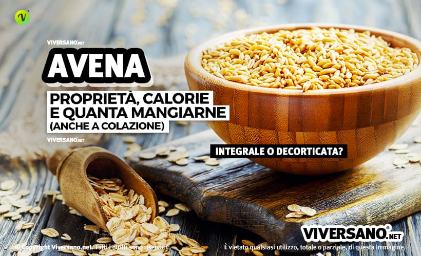 Avena: proprietà, benefici e controindicazioni