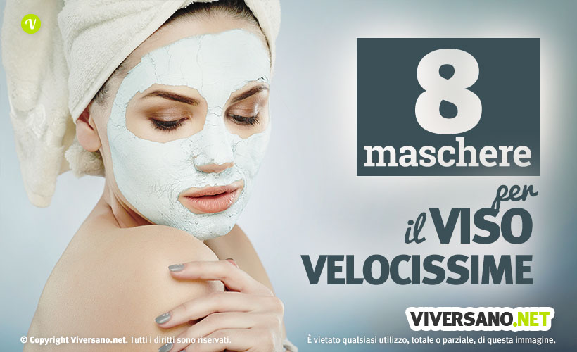 8 maschere viso veloci fai da te