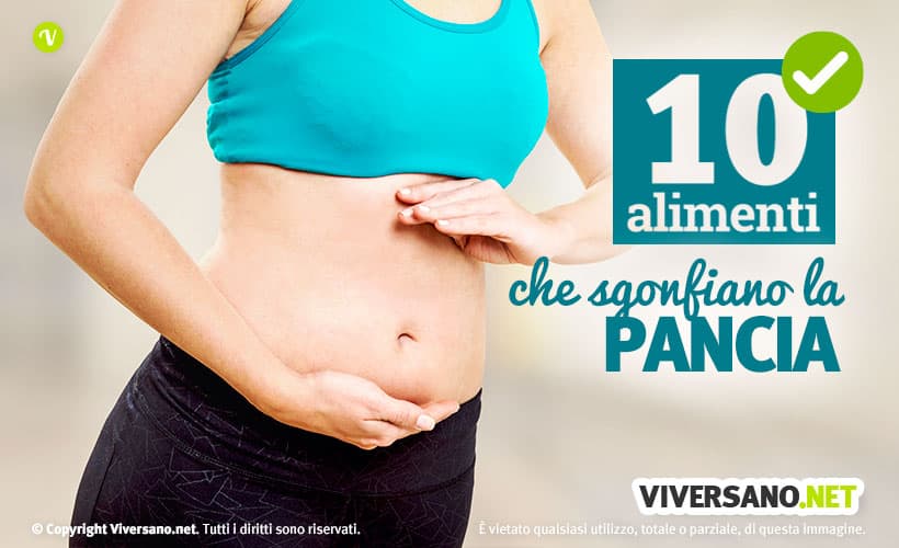 Immagine di copertina - 10 alimenti utili contro il gonfiore addominale