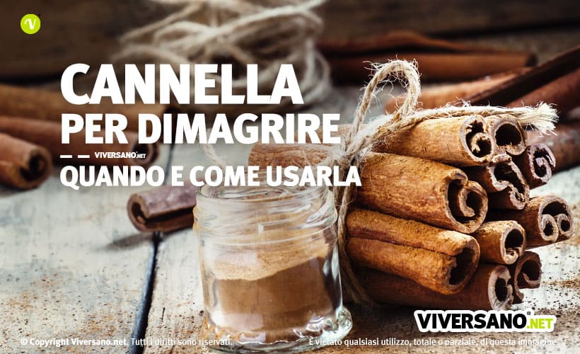 Stecche di cannella utilizzata per dimagrire