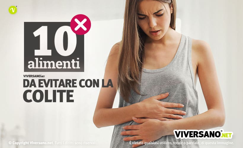 Immagine di copertina dell'articolo - 10 cibi da evitare con la colite