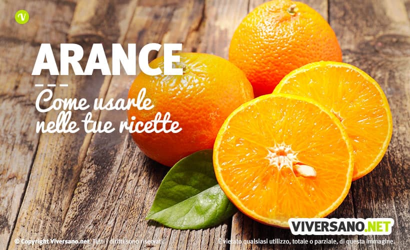 Arance tagliate a metà