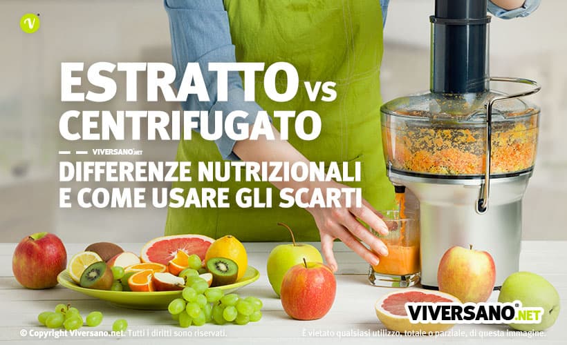 Immagine di estrattore in uso e frutta sul tavolo