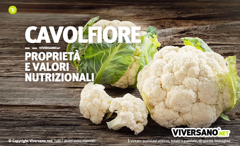 Cavolfiore intero e in pezzetti