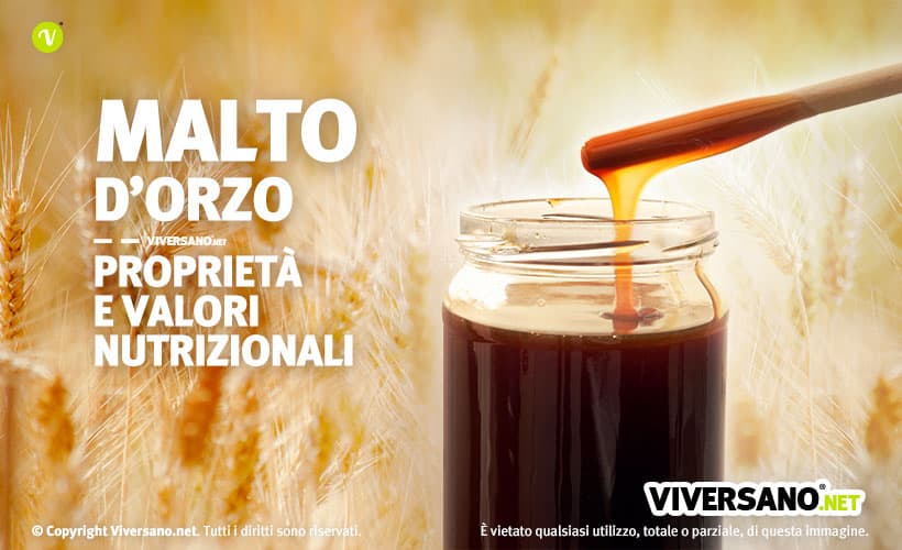 Immagine di malto d'orzo in vasetto di vetro