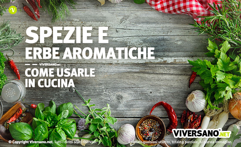 Immagine di copertina dell'articolo sulle spezie e le erbe aromatiche in cucina