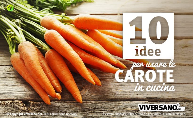 Immagine di carote sopra un tavolo di legno