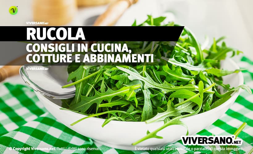 Immagine di rucola fresca posta in un piatto