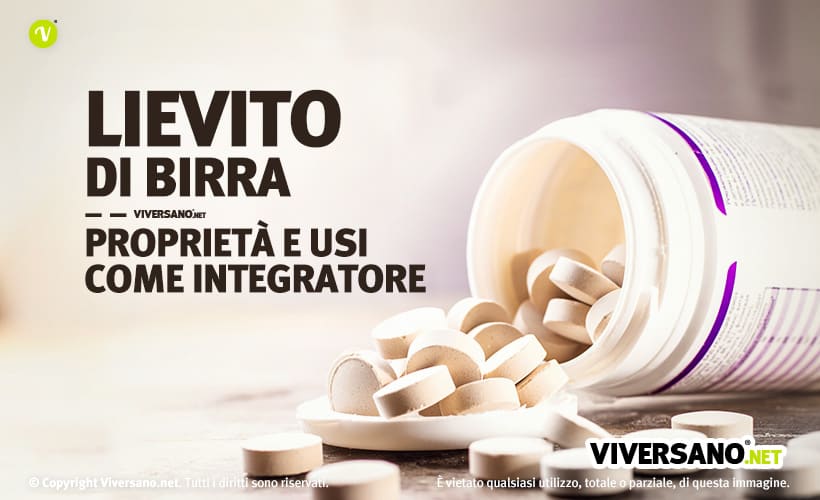 Compresse di lievito di birra sopra un tavolo