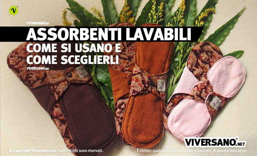 Assorbenti lavabili di vario tipo