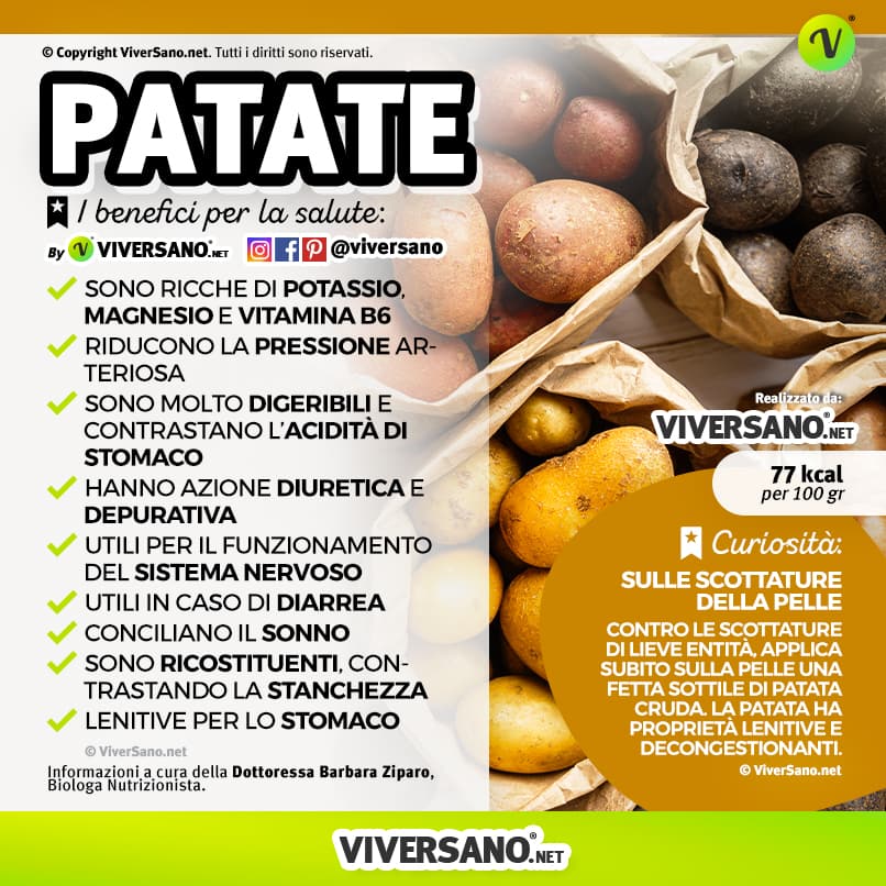 Scarica: Le proprietà delle patate