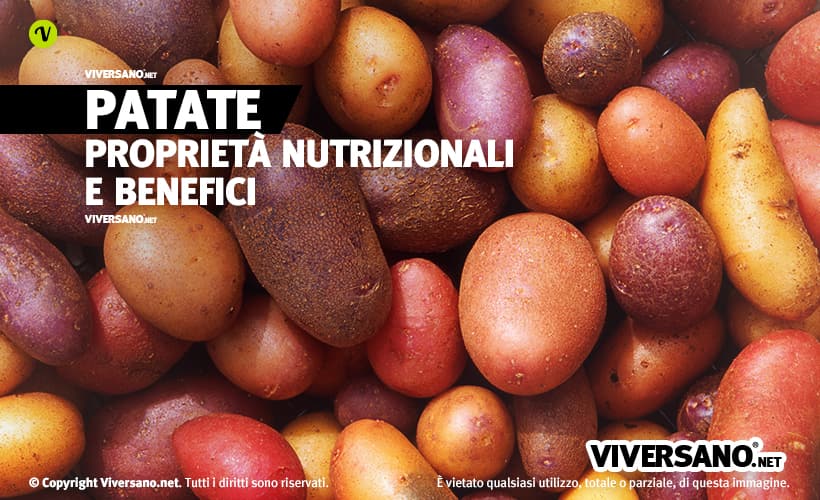 Patate di colore misto