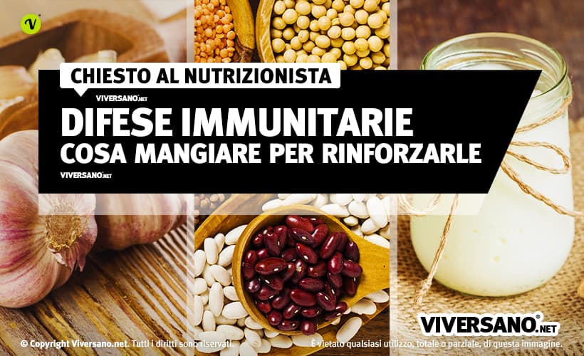 Alimenti che rinforzano le difese immunitarie
