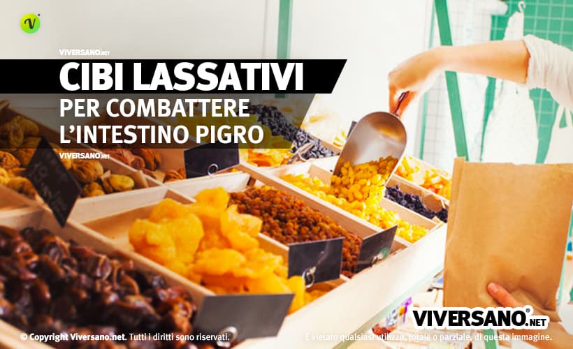 Cibi lassativi variegati