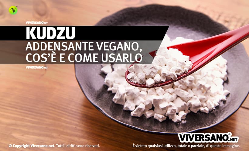 Kudzu sfuso sopra un piatto