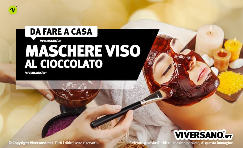 Maschera per il viso al cioccolato