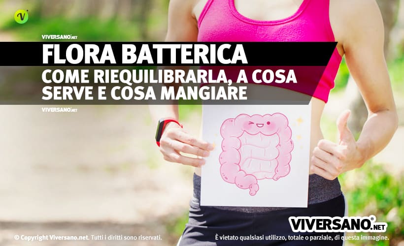 Donna con flora intestinale alterata