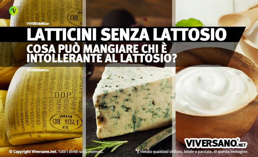 Latticini misti senza lattosio