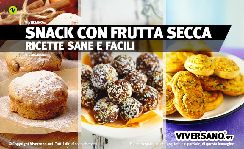 Snack misti a base di frutta secca