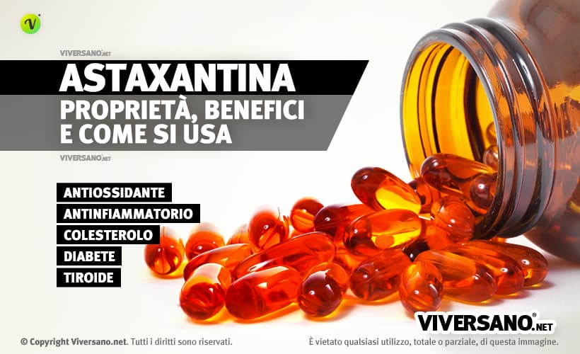 Integratore di astaxantina
