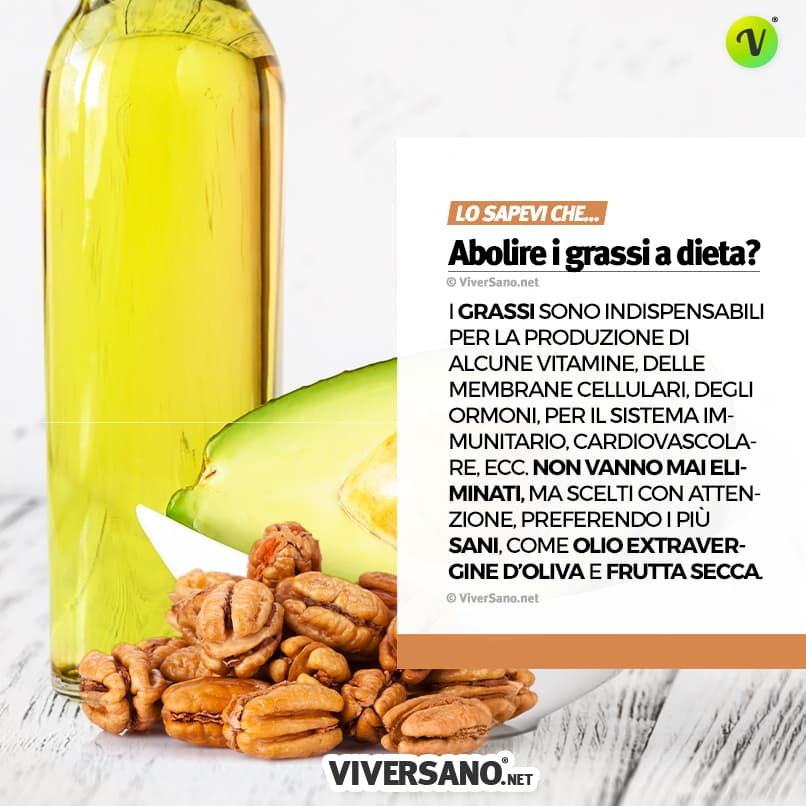 Importanza dei grassi nella dieta