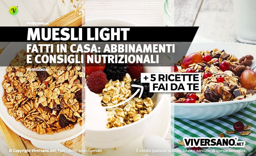 Muesli fatti in casa: ricette miste