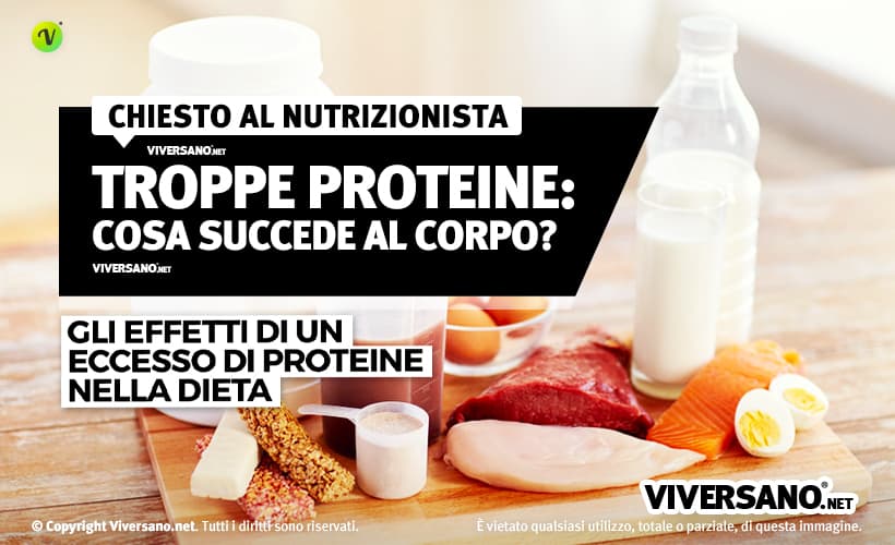 ALimenti proteici sopra un tavolo