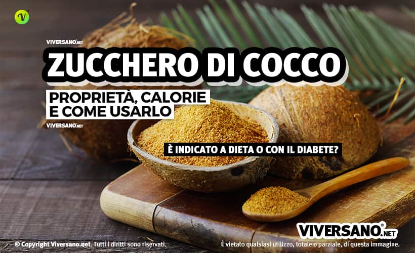Zucchero di cocco in un contenitore