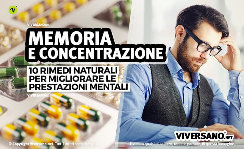 Integratori misti che aiutano a migliorare la memoria